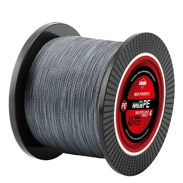 Seaknight Strong Braided X4 Line Sea Fishing Line 1000M Japan Braided PE Line Carp Ice Line Professional BIG SEA Fish Line
