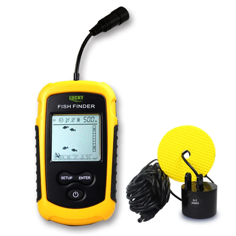 LUCKY FFCW1108-1 Wireless Sonar Fishing Alert Fish Finder Underwater Echo Sounder Fishing Detector Portable Fish Finder