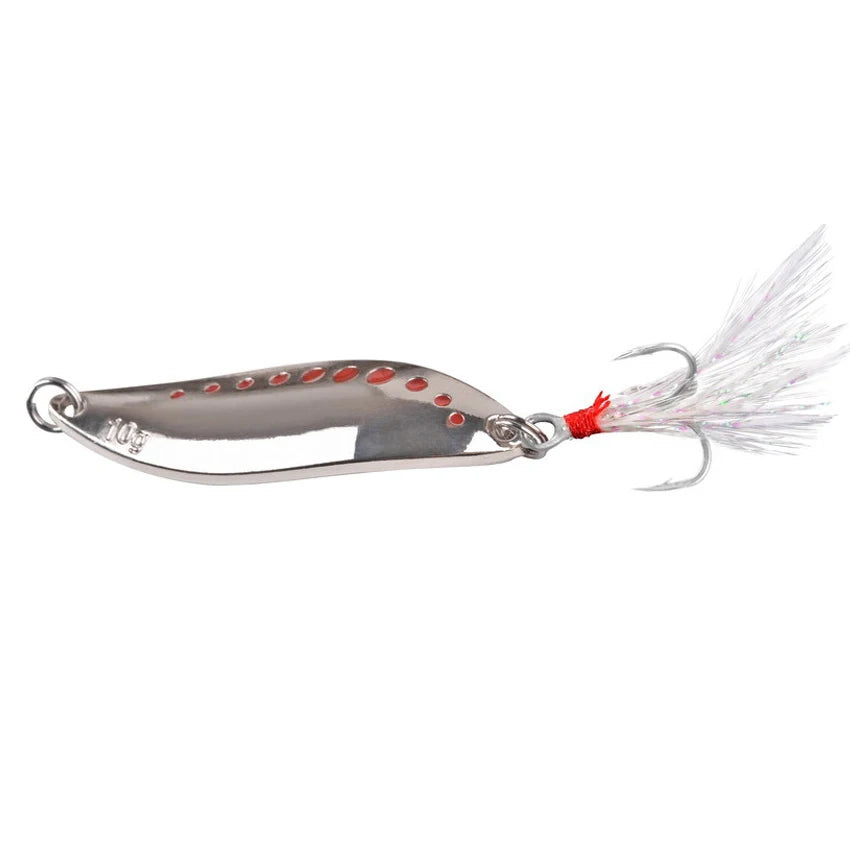 1pcs Metal Vib Leech Spinners Spoon Lures 2.5g 3.5g 5g 7g 10g 15g 20g Artificial Bait Lure Fishing Tackle for Bass Pike Perch