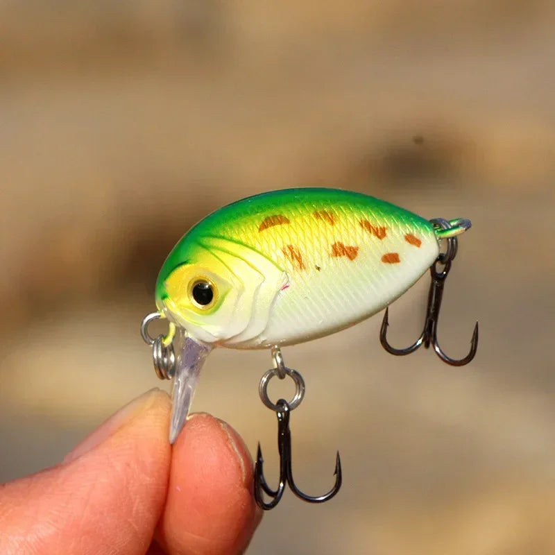 Mini crank Micro winter fishing lure 3.7g 32mm Artificial Hard Baits Crankbaits wobblers for trout prech fishing Tackle