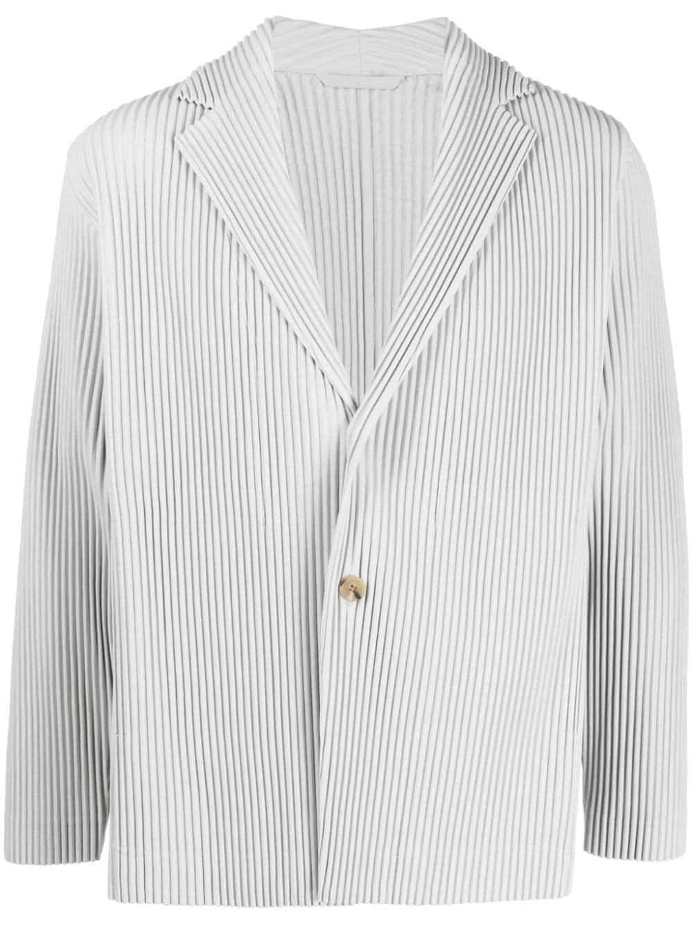 Miyake Pleated Men 2024 New Office Black Blazer Luxury High Fashion Suits Partially Lined Autumn Winter Coat