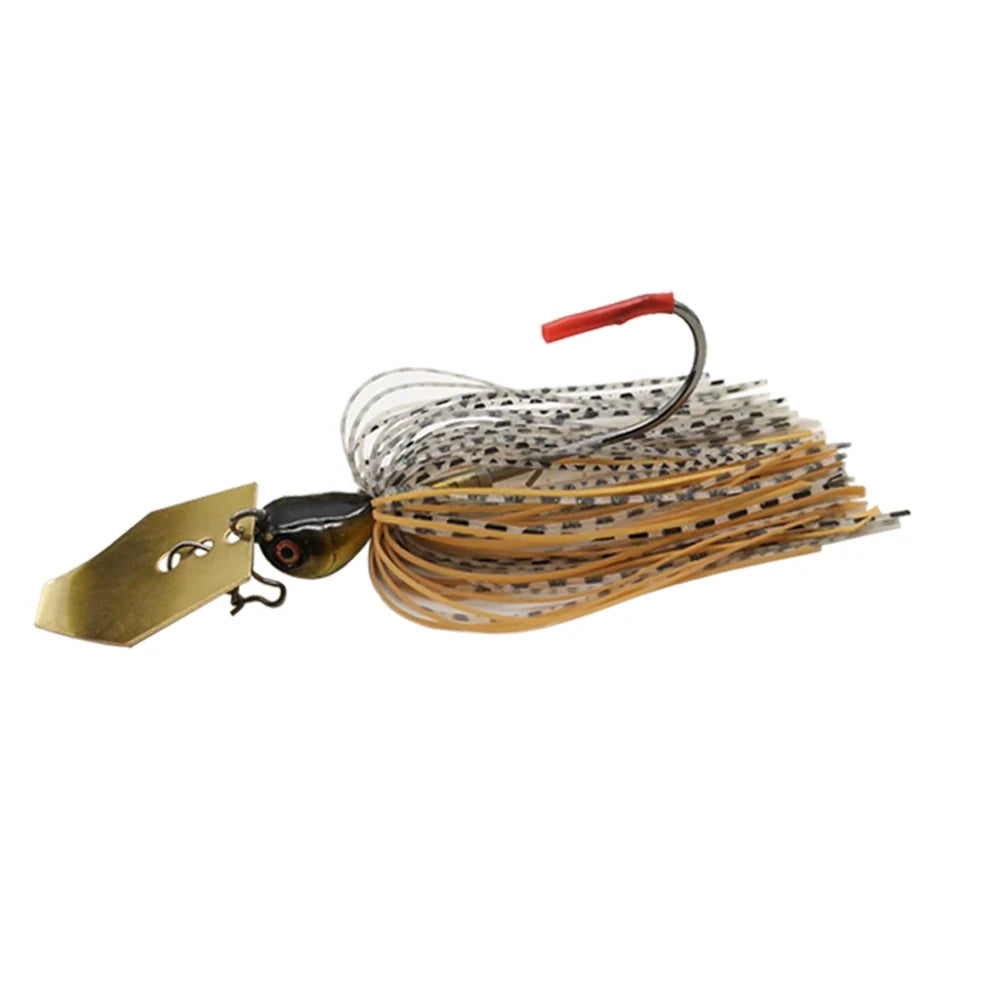 wholesale 10pcs 14G/18G fishing lure Chatter bait spinner bait Blade Jig Dancer Buzzbait wobbler chatterbait for bass pike fish