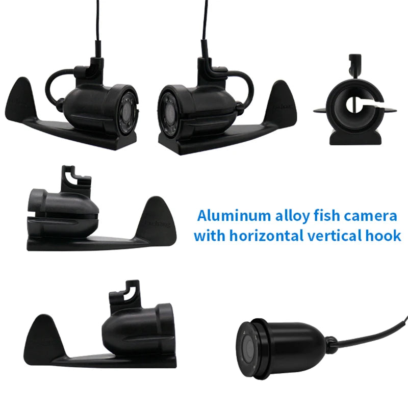 Erchang Fish Finder Underwater Fishing Camera 4 Digital Zoom Fish Finder IP68 Waterproof 4.3 inch 1000TVL Ice Fishing Camera
