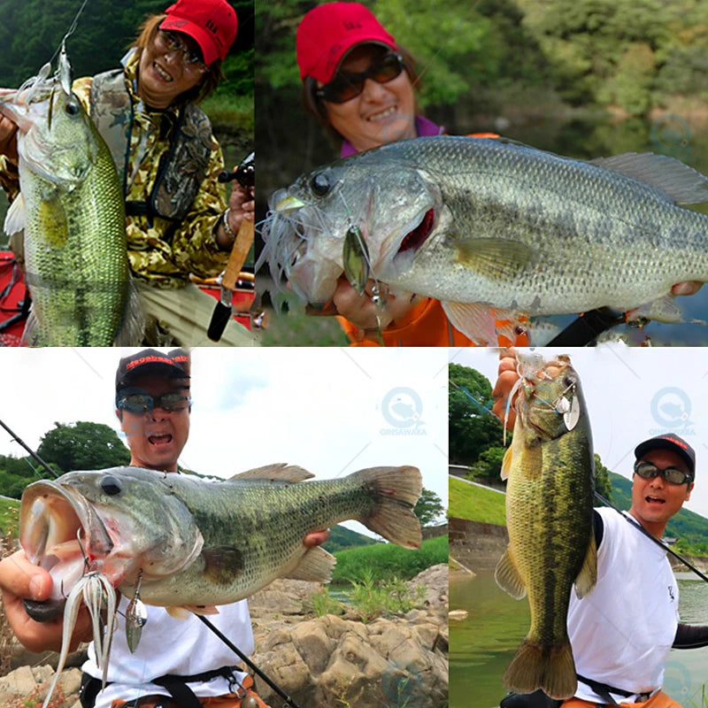 JAPAN Megabass SV-3 1/2 1/4 3/8 Oz. Double / Single Willow Spinnerbait DW SR SC SW FISHING Lure Sea Top Water Freshwater fishing