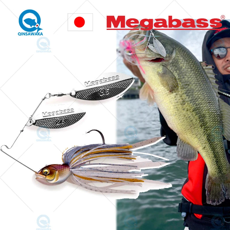 JAPAN Megabass SV-3 1/2 1/4 3/8 Oz. Double / Single Willow Spinnerbait DW SR SC SW FISHING Lure Sea Top Water Freshwater fishing