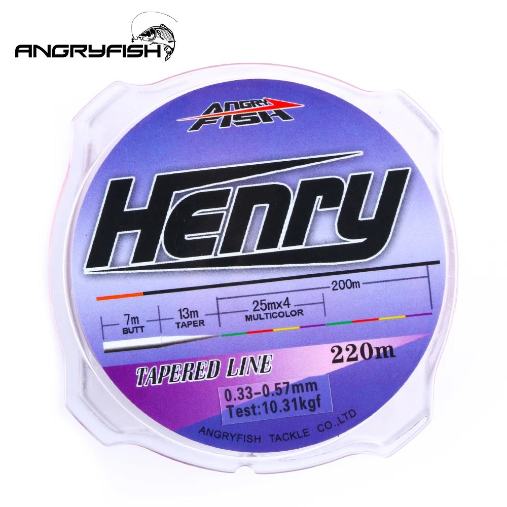 Henry Series Nylon Fishing Line 220m Tapered Line for Casting High Monofilament Sport