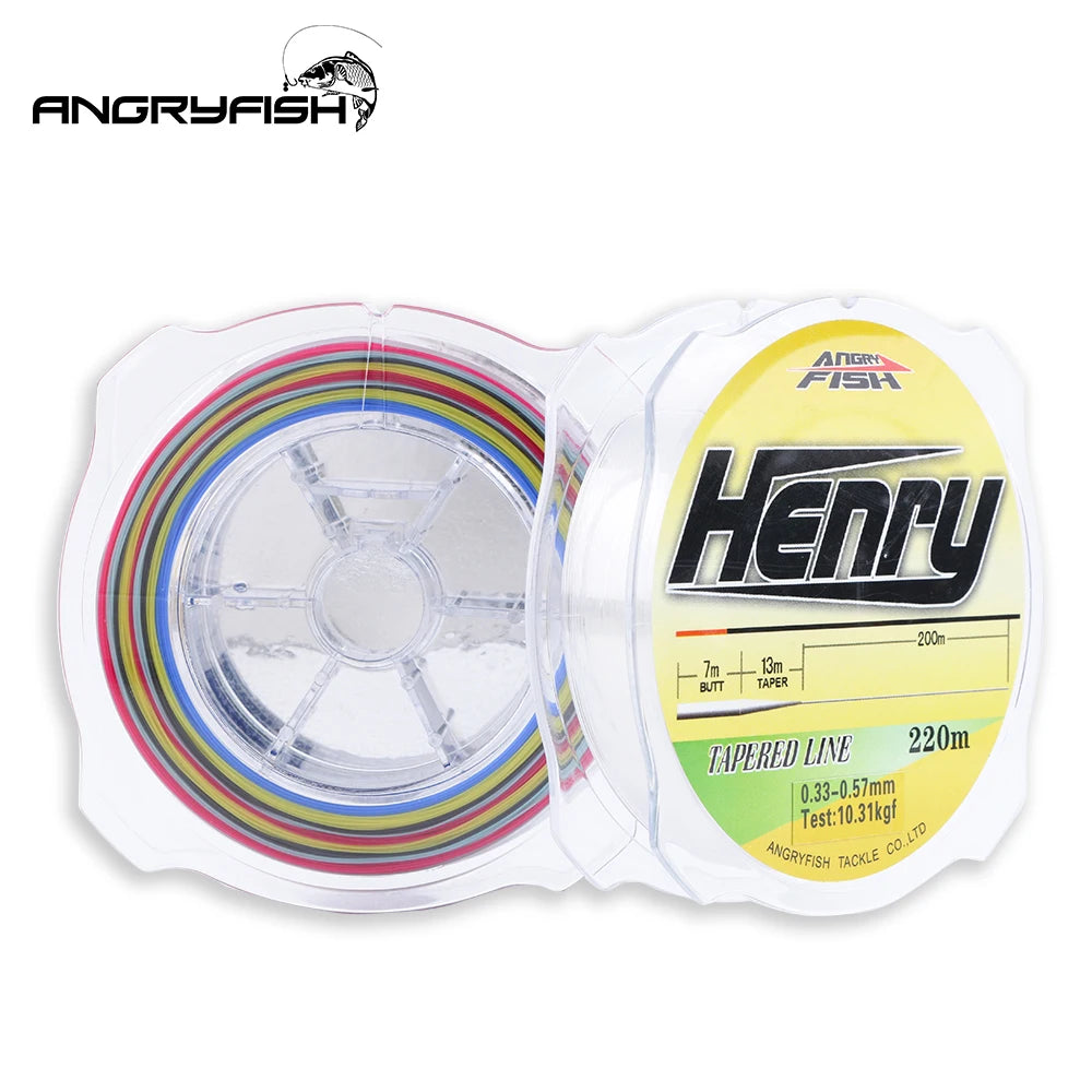 Henry Series Nylon Fishing Line 220m Tapered Line for Casting High Monofilament Sport