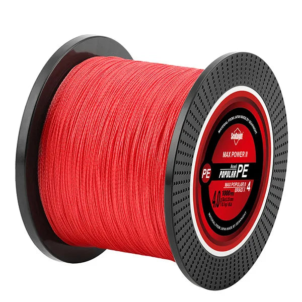 Seaknight Strong Braided X4 Line Sea Fishing Line 1000M Japan Braided PE Line Carp Ice Line Professional BIG SEA Fish Line