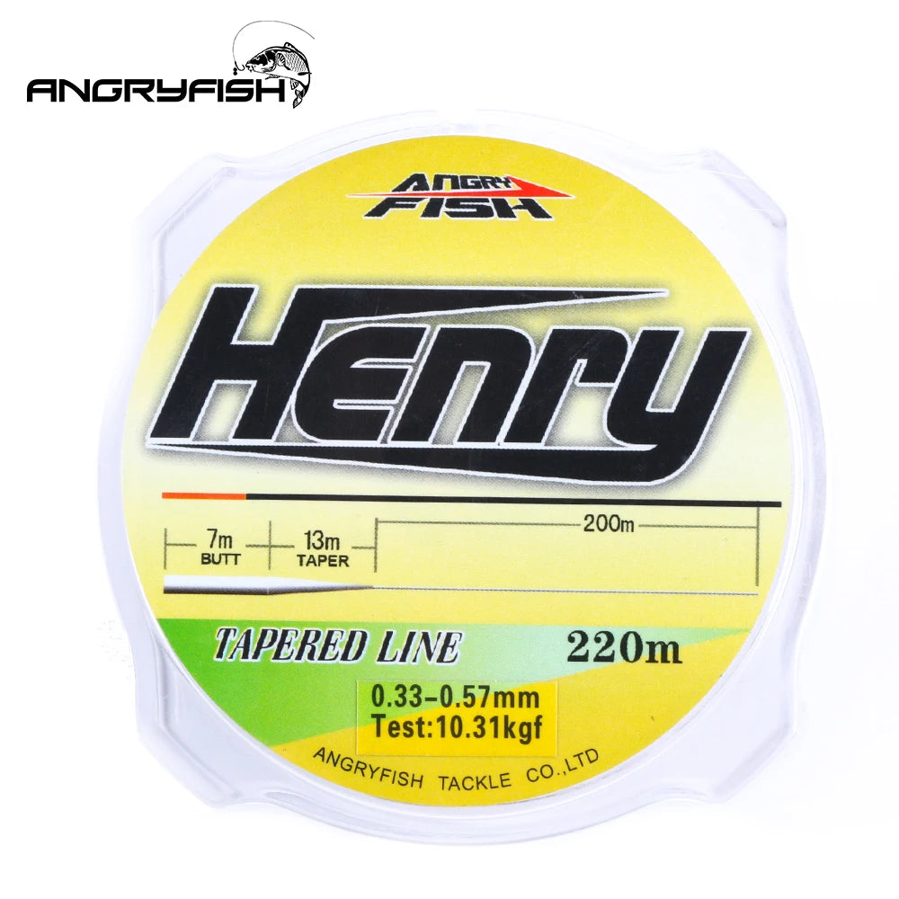 Henry Series Nylon Fishing Line 220m Tapered Line for Casting High Monofilament Sport