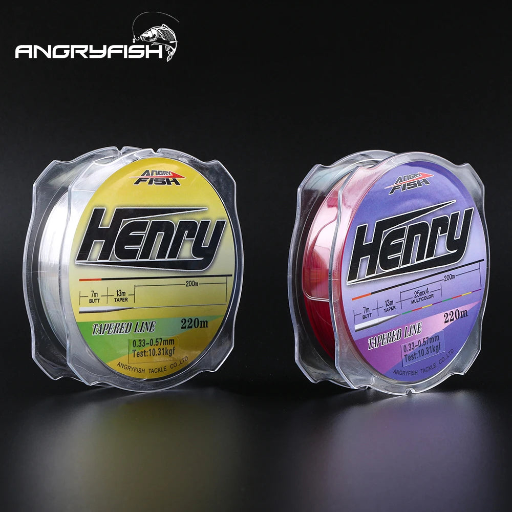 Henry Series Nylon Fishing Line 220m Tapered Line for Casting High Monofilament Sport