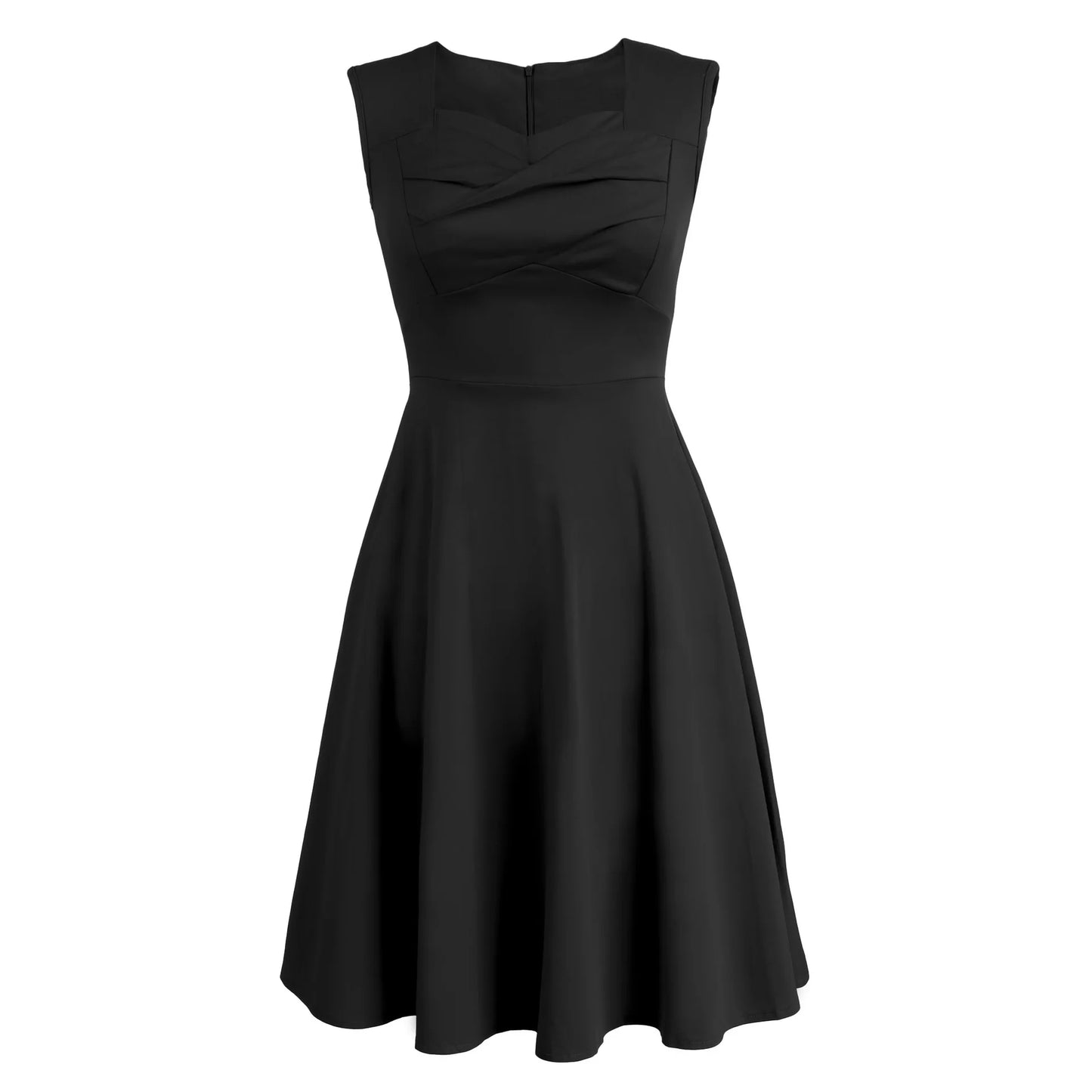 Vintage Dress New Women Sleeveless Large Swing Sexy Party Dress S-3XL