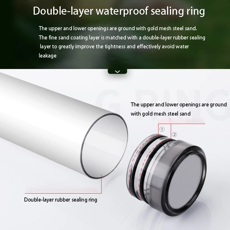 Fishing Rod Float Storage Tube Fishing Rod Float Storage Tube Clear Loaded Pellet Waggler Float Tube Fishing Tackle Accessory