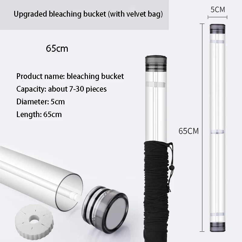 Fishing Rod Float Storage Tube Fishing Rod Float Storage Tube Clear Loaded Pellet Waggler Float Tube Fishing Tackle Accessory