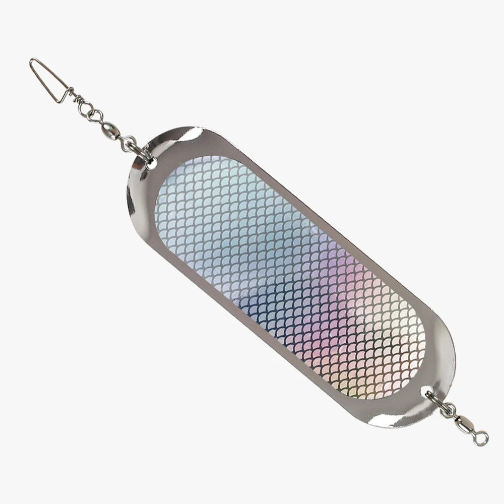 LUSHAZER Fishing Trolling Flasher Durable Fishing Lure 185mm27g for Freshwater Seawater Rust-Resistant Diving Flash Board Bait