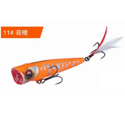 FISHANT Popper Noise Long Shot 3D Fisheye Water Surface Floating Fishing Lure 6g-19g Artificial Wobbler Fake Bait Lures For Fish