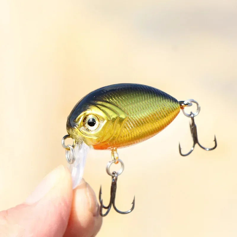Mini crank Micro winter fishing lure 3.7g 32mm Artificial Hard Baits Crankbaits wobblers for trout prech fishing Tackle