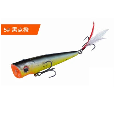 FISHANT Popper Noise Long Shot 3D Fisheye Water Surface Floating Fishing Lure 6g-19g Artificial Wobbler Fake Bait Lures For Fish