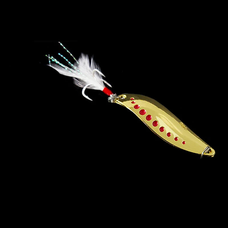 1pcs Metal Vib Leech Spinners Spoon Lures 2.5g 3.5g 5g 7g 10g 15g 20g Artificial Bait Lure Fishing Tackle for Bass Pike Perch