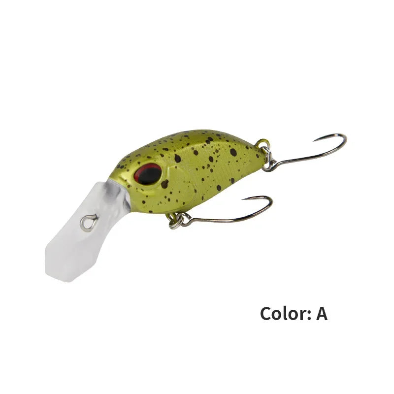 Mini Crank 30mm2.8g Slow Sinking Crankbait Artificial Bait Wobblers Hard Baits for Trout Pike Perch Fishing Lures