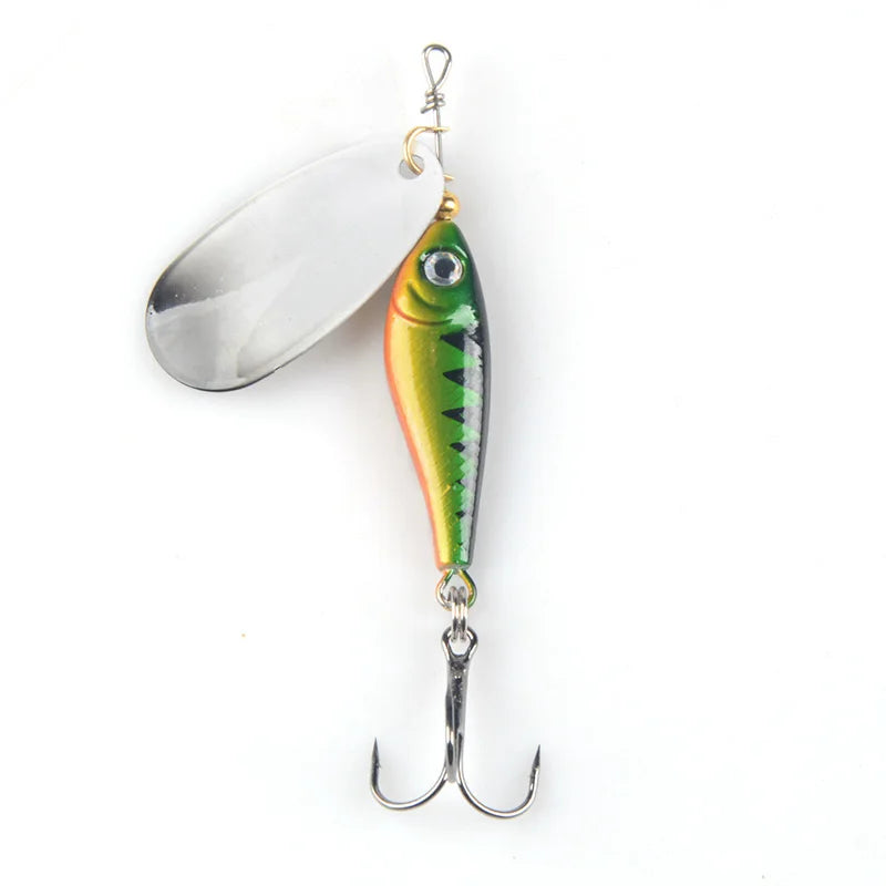 1Pcs Rotating Metal VIB vibration Bait Spinner Spoon Fishing Lures 12g 15g 22g Jigs Trout Winter Fishing Hard Baits Tackle Pesca