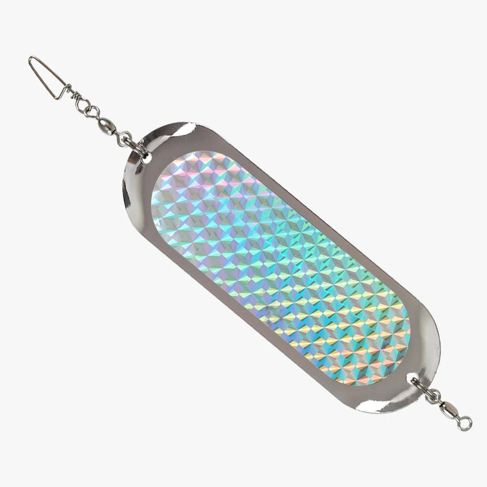 LUSHAZER Fishing Trolling Flasher Durable Fishing Lure 185mm27g for Freshwater Seawater Rust-Resistant Diving Flash Board Bait