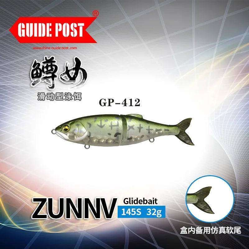 Swimbait Fishing Lure 145mm 32g Sinking Glidebait Wobbler Jointed Bait Artificial Hard Bait 145SS Bass Pike Trout Fishing Tackle
