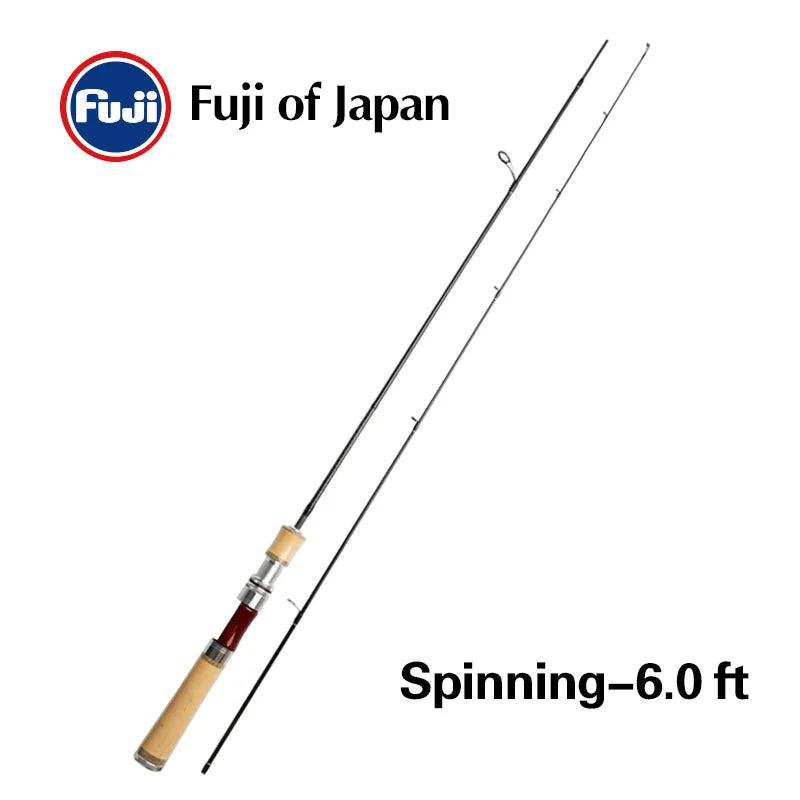Fishing Fame - Chixi Fourth Generation - Fuji Guide Ring Ultralight Micro Bait Rod Super Soft UL Adjustment, Stream Lure Rod