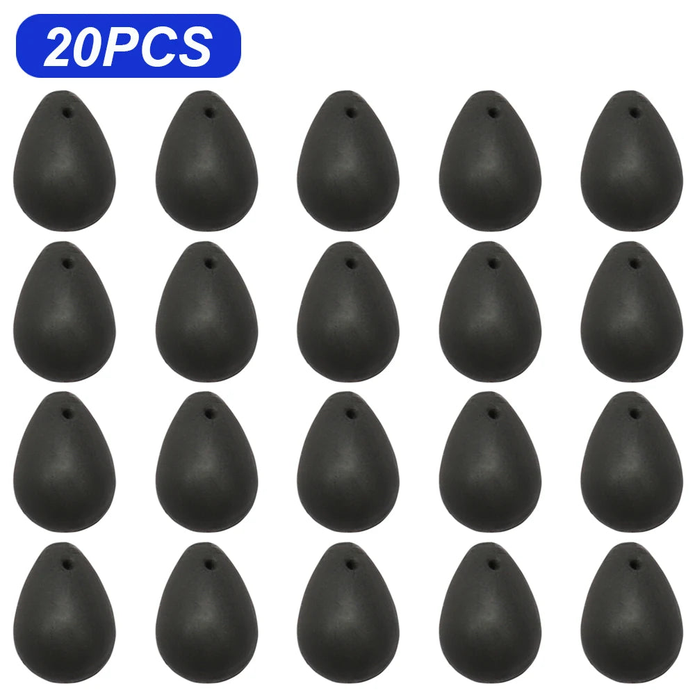 5-20Pcs Tungsten Fishing Shot Sinkers on The Hook Beads 0.42g Downforce Carp Accessories Pesca Fishhook Lure Shot-on Weight