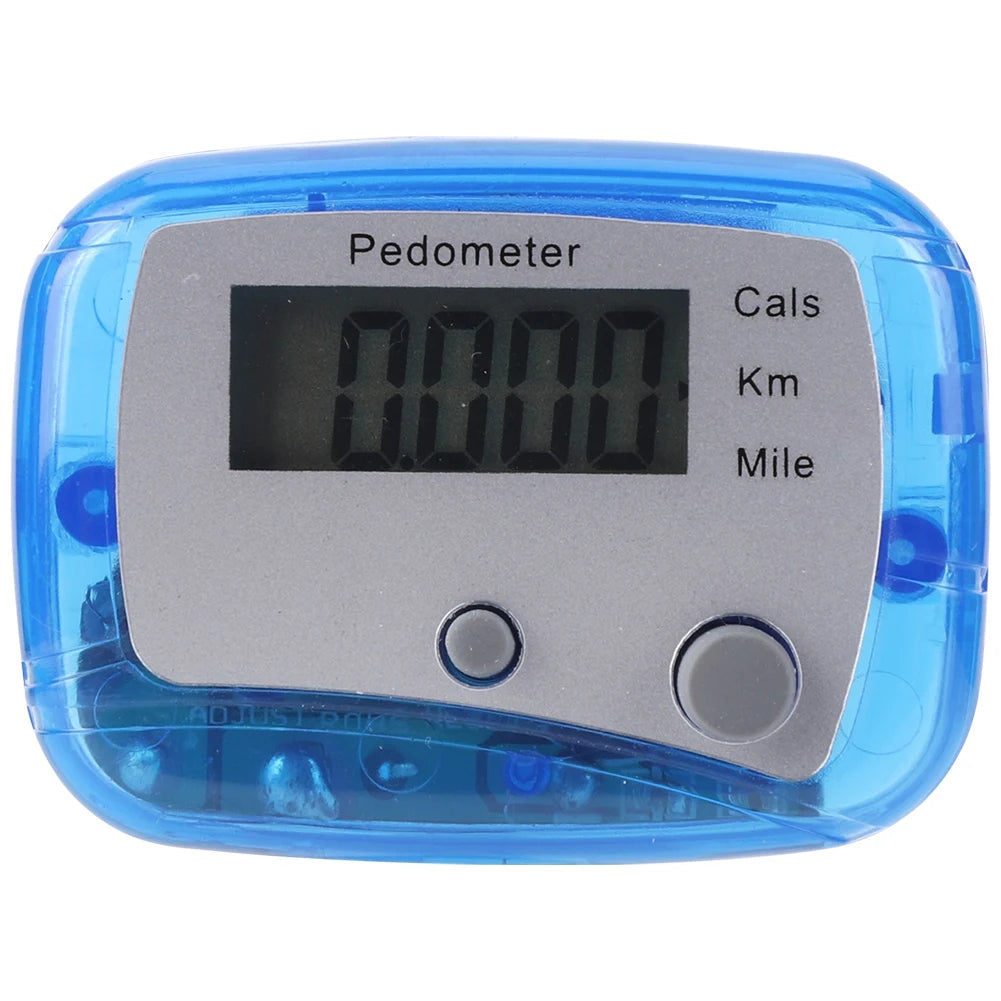 Walking Pedometer Clip On Step Counter Simple Pedometer LCD Dispaly Electronic Pedometer Multi-Function Walking Step Counter