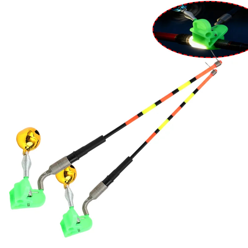 Fishing Bite Alarm Fishing Luminous Stick Waterproof LED Alert Shore Fish Road Skating Bait Detection Waterproof Steel Tackle