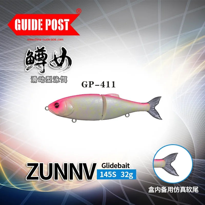 Swimbait Fishing Lure 145mm 32g Sinking Glidebait Wobbler Jointed Bait Artificial Hard Bait 145SS Bass Pike Trout Fishing Tackle