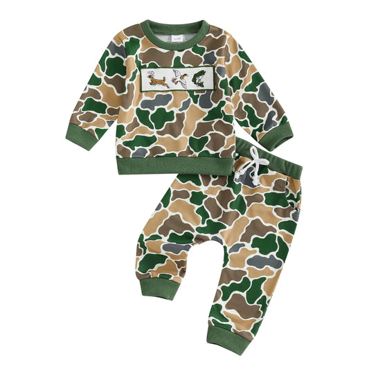 Toddler Boys Outfit Short Sleeve Dinosaur Print T-Shirt with Denim Jeans Set Kids Clothing Set for Summer Wear