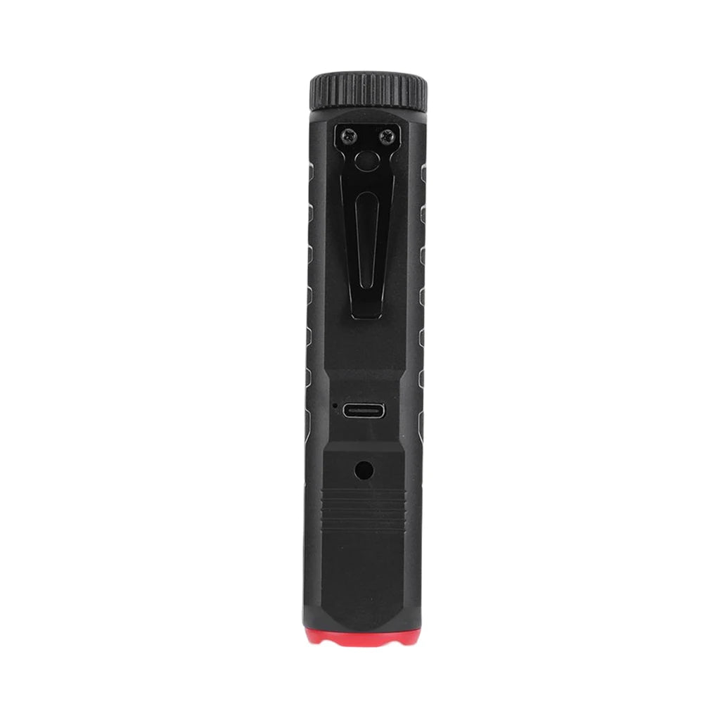 XPE Camping Flashlight Pen Clip COB LED Mini Flashlight 1200mAh Telescopic Zoom Type-C USB Charging 4 Modes for Hiking Fishing