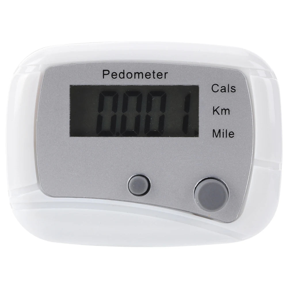 Walking Pedometer Clip On Step Counter Simple Pedometer LCD Dispaly Electronic Pedometer Multi-Function Walking Step Counter