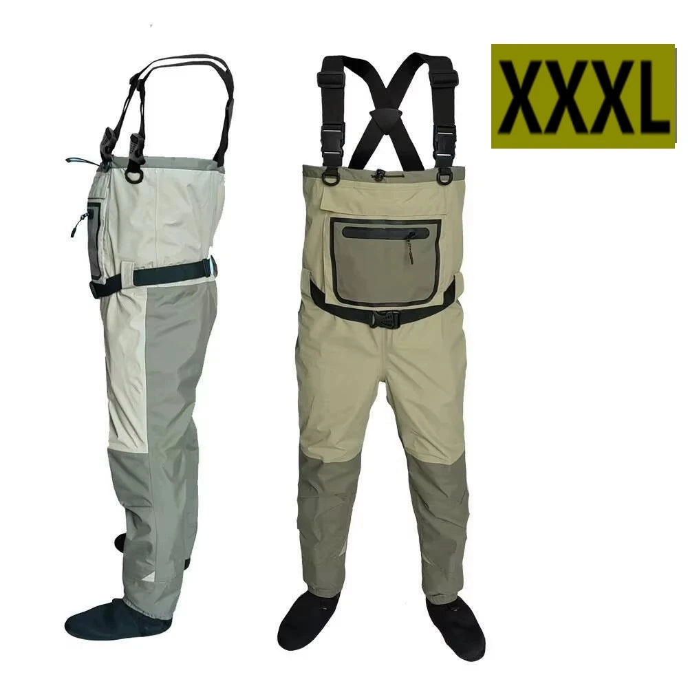 fly fishing tackle waders neoprene foot for men raft hunting Quick-dry Waterproof and breathable Children to adults