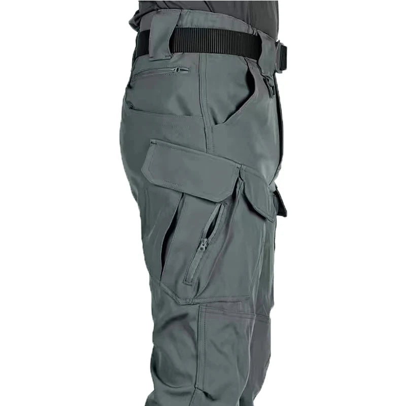 Men Elastic Military Spring Autumn Tactical Pants Camping Hiking Trekking Climbing Sharkskin Cargo Trousers Quick Dry Sports