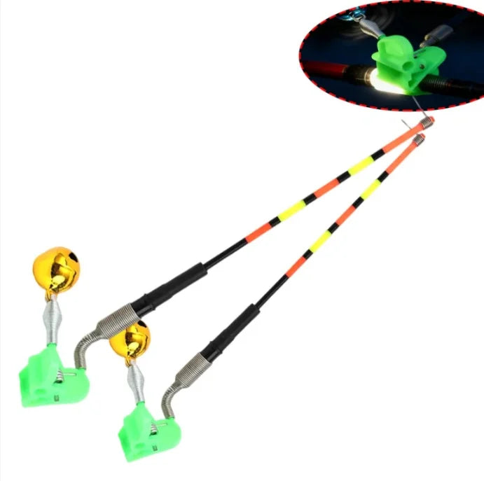 Fishing Bite Alarm Fishing Luminous Stick Waterproof LED Alert Shore Fish Road Skating Bait Detection Waterproof Steel Tackle