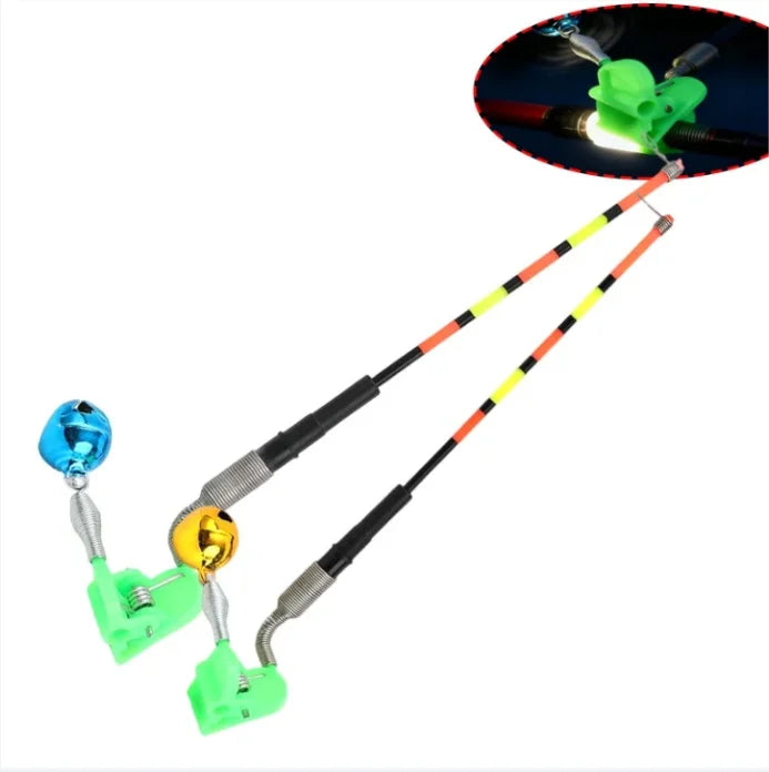 Fishing Bite Alarm Fishing Luminous Stick Waterproof LED Alert Shore Fish Road Skating Bait Detection Waterproof Steel Tackle