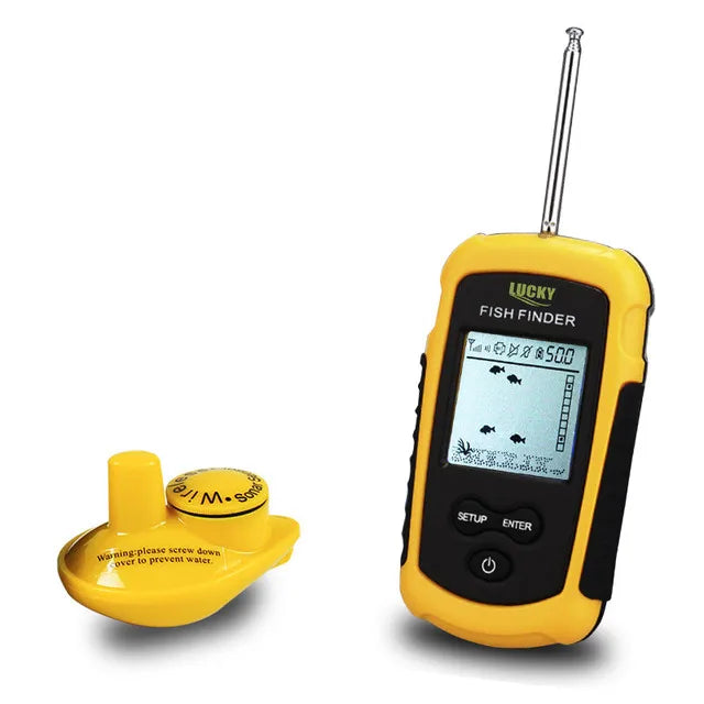 LUCKY FFCW1108-1 Wireless Sonar Fishing Alert Fish Finder Underwater Echo Sounder Fishing Detector Portable Fish Finder