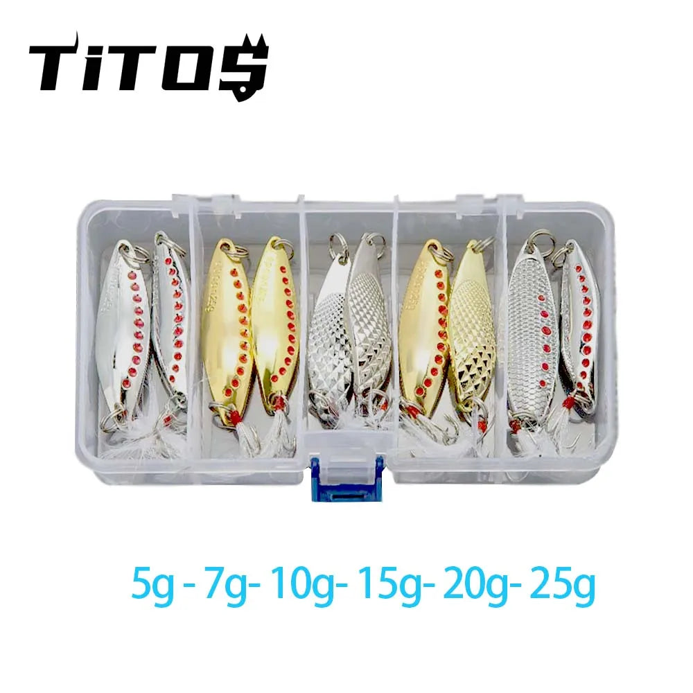 Metal Spinner Spoon trout Fishing Lure Vib Leech Lures 5g 7g 10g 15g 20g Artificial Bait Fishing Tackle for Bass Pike Perch