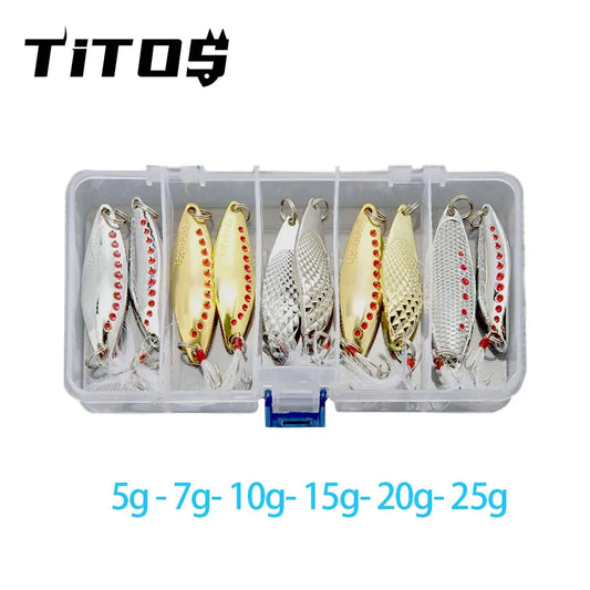 Metal Spinner Spoon trout Fishing Lure Vib Leech Lures 5g 7g 10g 15g 20g Artificial Bait Fishing Tackle for Bass Pike Perch