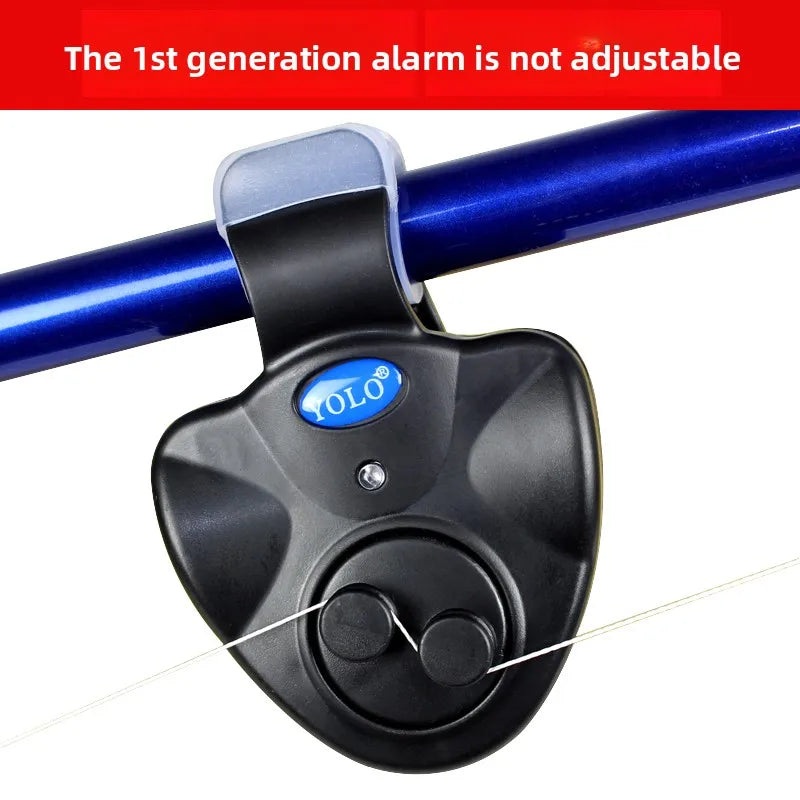 Waterproof Fishing Alarm Automatic Fish Sensor for Fishing Rods High-sensitivity Flashlight for Fishing Rods Electronic Bell