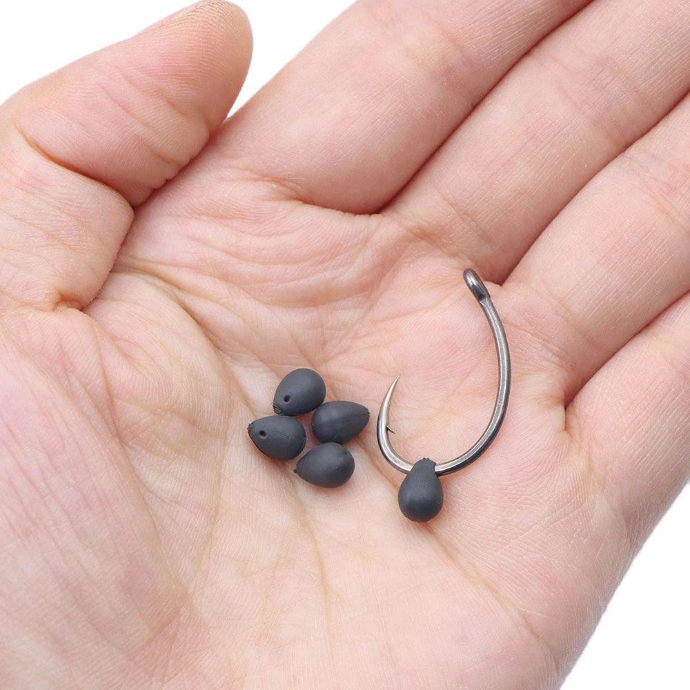 5-20Pcs Tungsten Fishing Shot Sinkers on The Hook Beads 0.42g Downforce Carp Accessories Pesca Fishhook Lure Shot-on Weight