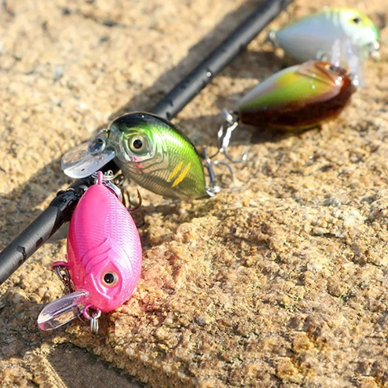 Mini crank Micro winter fishing lure 3.7g 32mm Artificial Hard Baits Crankbaits wobblers for trout prech fishing Tackle