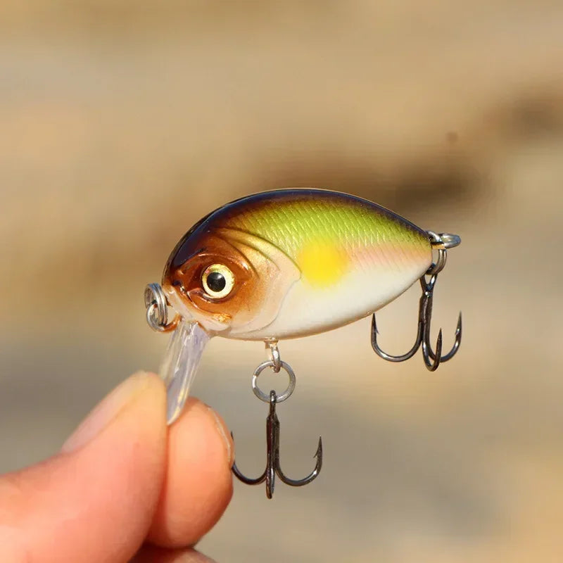 Mini crank Micro winter fishing lure 3.7g 32mm Artificial Hard Baits Crankbaits wobblers for trout prech fishing Tackle
