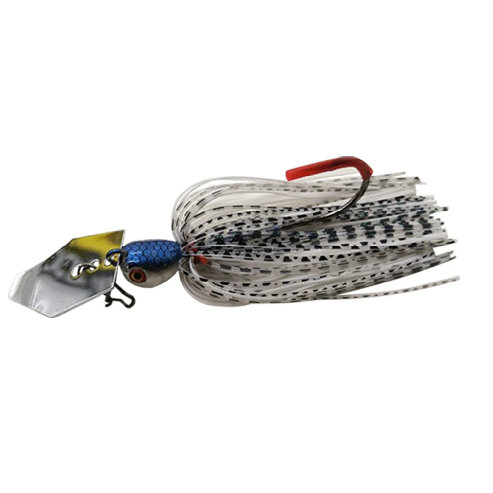 wholesale 10pcs 14G/18G fishing lure Chatter bait spinner bait  Blade Jig Dancer Buzzbait wobbler chatterbait for bass pike fish