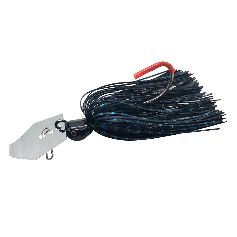 wholesale 10pcs 14G/18G fishing lure Chatter bait spinner bait  Blade Jig Dancer Buzzbait wobbler chatterbait for bass pike fish