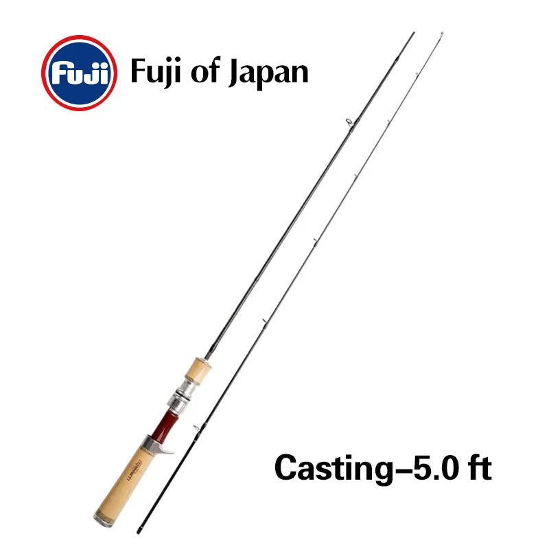 Fishing Fame - Chixi Fourth Generation - Fuji Guide Ring Ultralight Micro Bait Rod Super Soft UL Adjustment, Stream Lure Rod