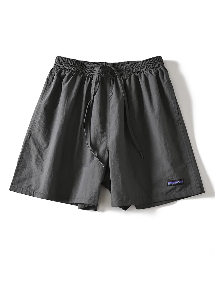 Men's Sporty Mesh Lined Quick Dry Breathable Summer Shorts Running Training Four-Quarter Pants Casual Loose Fit Youth Style