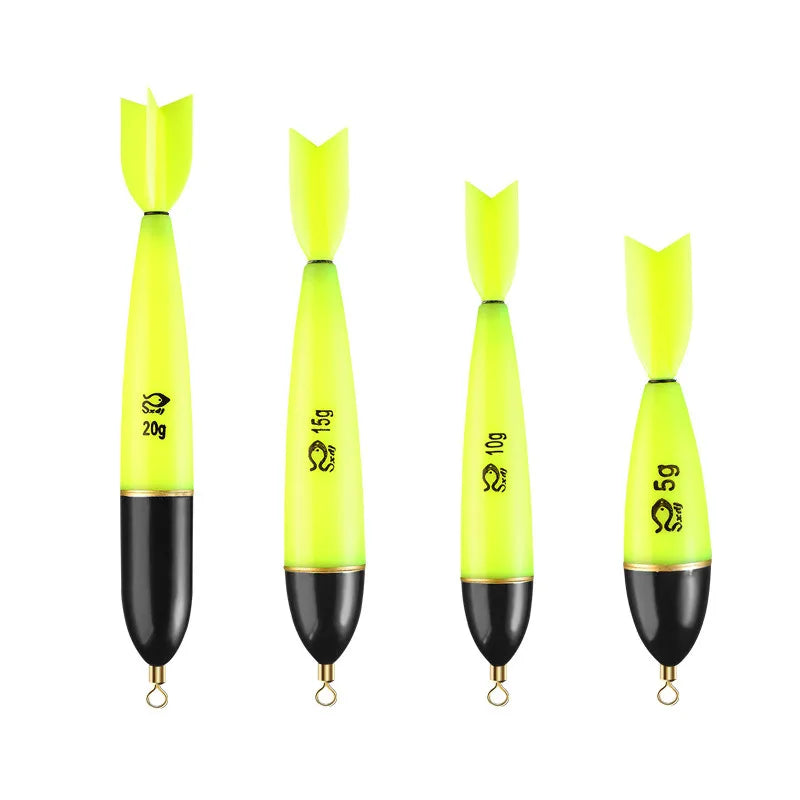 1-5pcs Fishing Floats Luminous Fishing Accessories Fishing Night Float Night Fishing Light Up Bobbers for Sea Ocean Rock Fishing